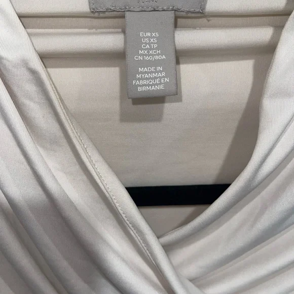 H&M Cream Drape Blouse - Picture 3 of 3